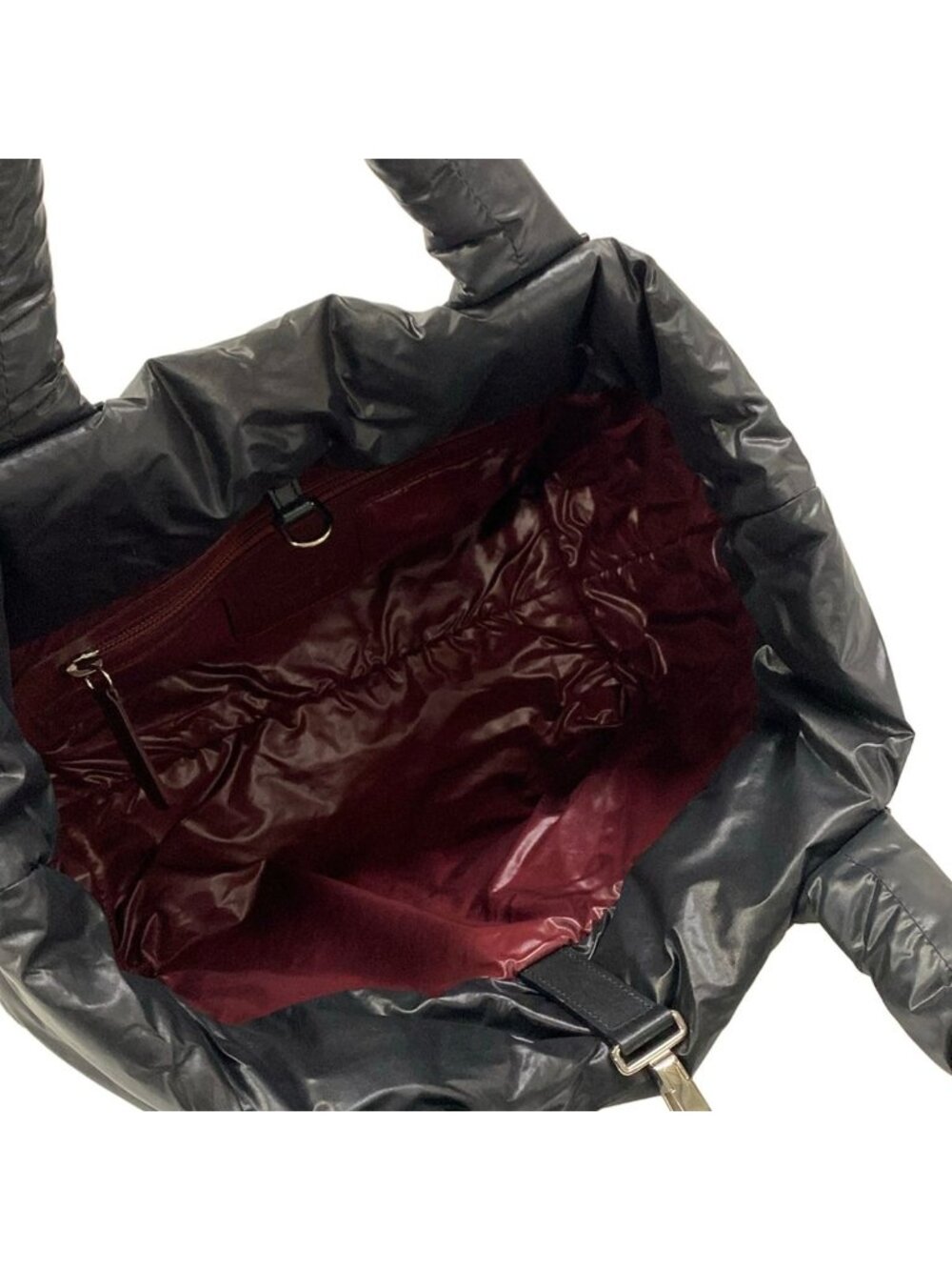 Chanel Tote Coco Cocoon PM Black CC Logo Leather - Picture 7 of 15